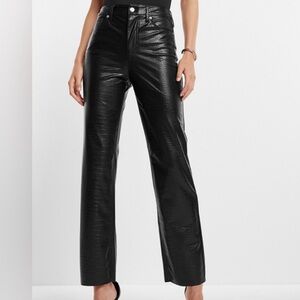 Express Women’s Leather Pants size 00